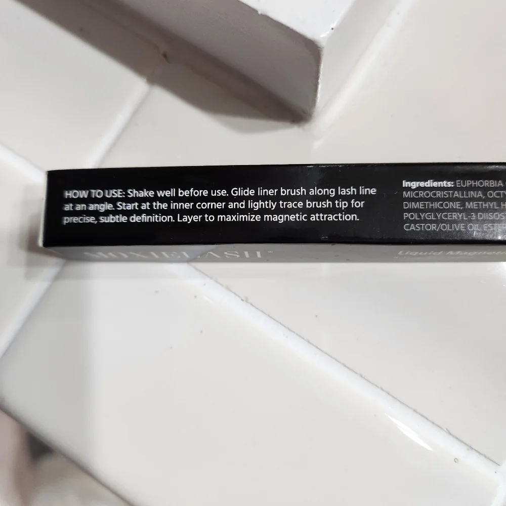 NIB MoxieLash Liquid Magnetic Eyeliner Black Full Size Bundle Of 2